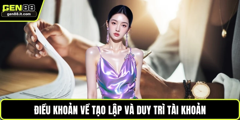 Điều Khoản Và Điều Kiện 2 Điều khoản về tạo lập và duy trì tài khoản