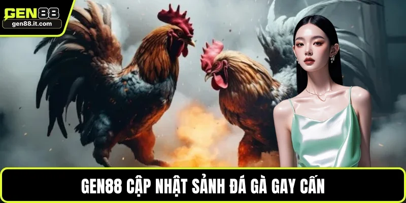 GEN88 cập nhật sảnh đá gà gay cấn
