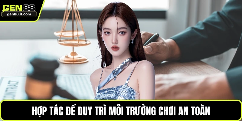 Điều Khoản Và Điều Kiện 4 Hợp tác để duy trì môi trường chơi an toàn