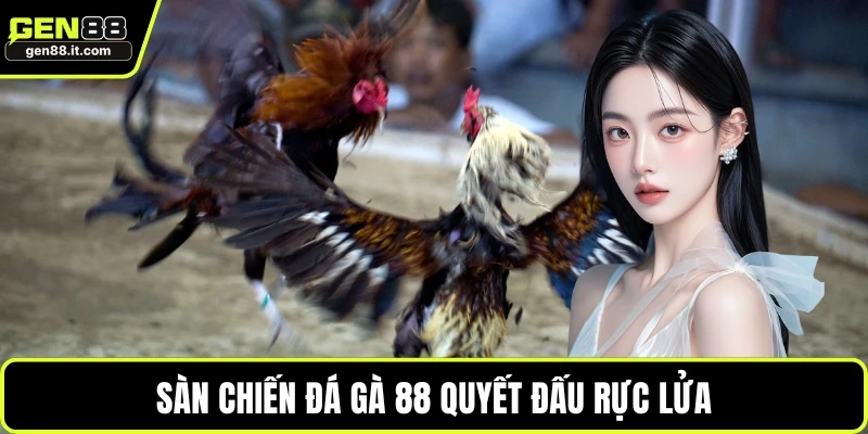 Sàn chiến đá gà 88 quyết đấu rực lửa